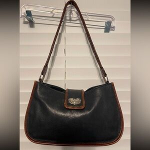 Fossil 75082 vintage black & Brawn leather